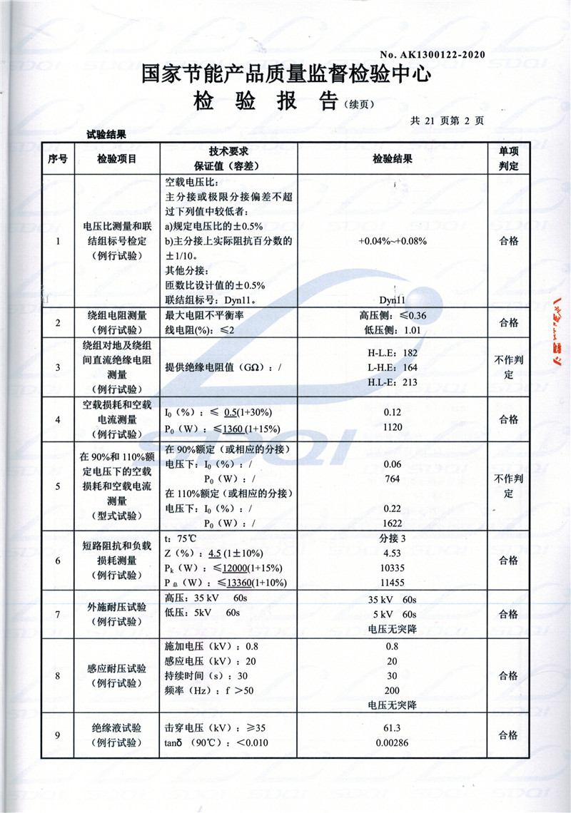 高低压试验报告-S11-1250万载万载万载油浸式变压器-2.jpg